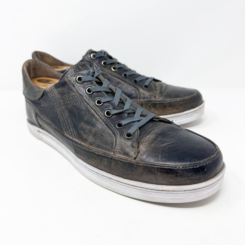 Bed Stu Gray Distressed Leather Casual Sneakers Men's US Size 8 VGUC